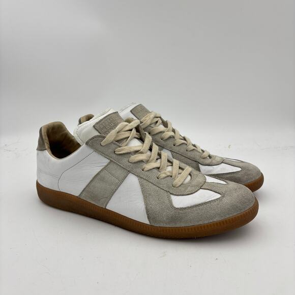 Maison Margiela Low GAT Khaki Shoes Sneakers Men\'s 47 US 14 Rare main image 14
